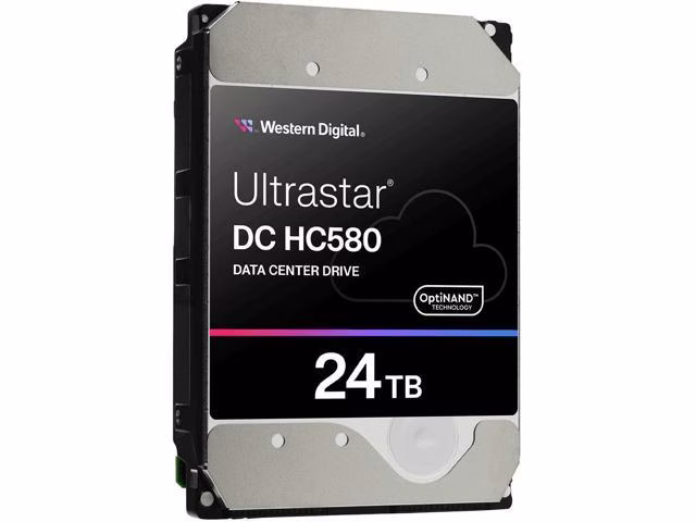 WD Ultrastar DC HC580 3.5-inch Serial SATA 24TB Hard Disk Drive, 7200 RPM, SATA 6Gb/s | WUH722424ALE6L4 – Buy Online