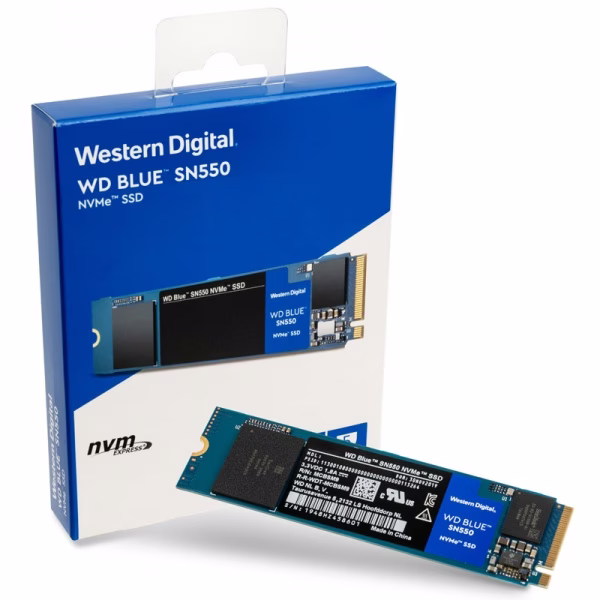 Western Digital Blue NVME  500GB M.2 SN550 NVMe PCI-e SSD Solid State Drive | WDS500G2BOC  718037868752 thumbnail 2