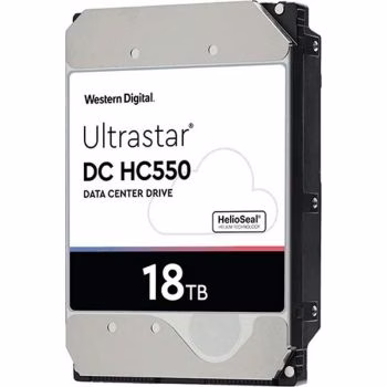 Western Digital 18TB ??? Ultrastar (HGST) HC550 SATA 6Gb/s, 7200RPM SATA-6Gb/S, 512MB Buffer, 512e Se 3.5inch Helium Platform Hard Drive | 0F38459 / WUH721818ALE6L4 thumbnail 2
