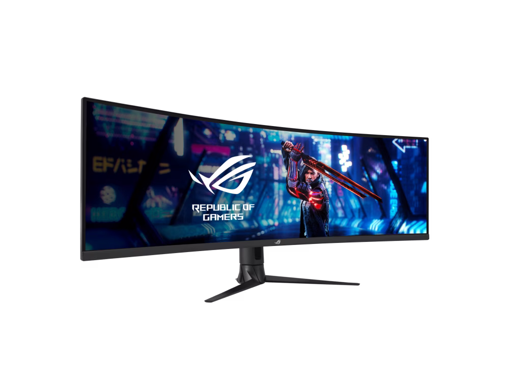 ASUS ROG Strix XG49WCR 49??? QHD Ultra-wide Curved Gaming Monitor, 165Hz OC/1ms, ELMB Sync, DisplayHDR 400, 90% DCI-P3, Smart KVM, DisplayWidget, RJ-45 / HDMI / DP1.4 / USB Type-C | 90LM08I0-B01170 thumbnail 3