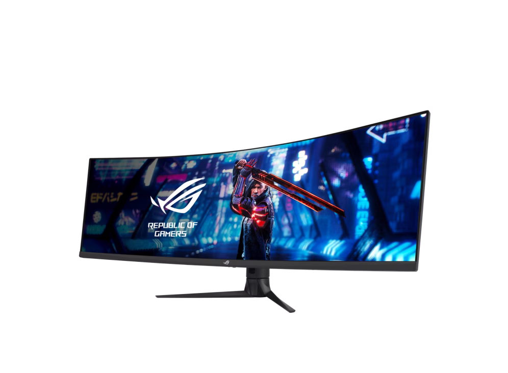 ASUS ROG Strix XG49WCR 49??? QHD Ultra-wide Curved Gaming Monitor, 165Hz OC/1ms, ELMB Sync, DisplayHDR 400, 90% DCI-P3, Smart KVM, DisplayWidget, RJ-45 / HDMI / DP1.4 / USB Type-C | 90LM08I0-B01170 thumbnail 4