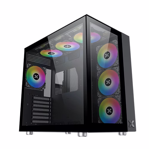 Xigmatek Aquarius Pro Gaming ATX PC Case, Black | EN49417 thumbnail 3