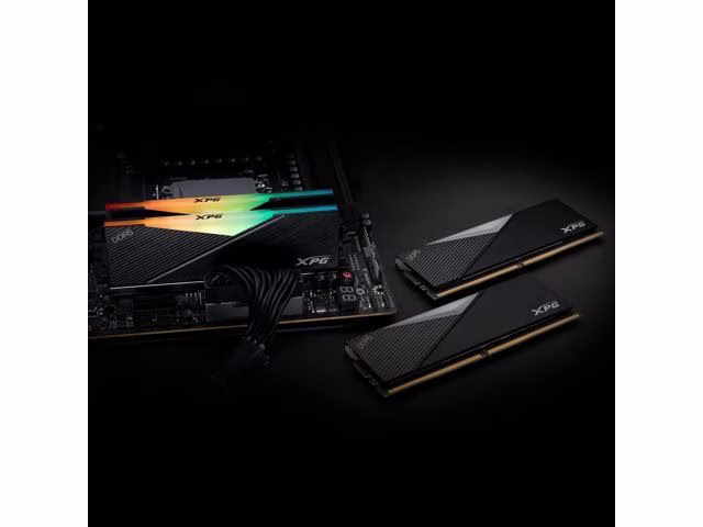 ADATA XPG LANCER DDR5 RGB 5200MHz 32GB (2x16GB) CL38-38-38 UDIMM 288-Pins Desktop SDRAM Memory RAM Kit | AX5U5200C3816G-DCLARBK thumbnail 3