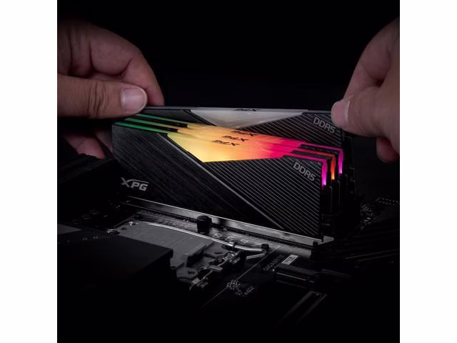 ADATA XPG LANCER DDR5 RGB 5200MHz 32GB (2x16GB) CL38-38-38 UDIMM 288-Pins Desktop SDRAM Memory RAM Kit | AX5U5200C3816G-DCLARBK thumbnail 6