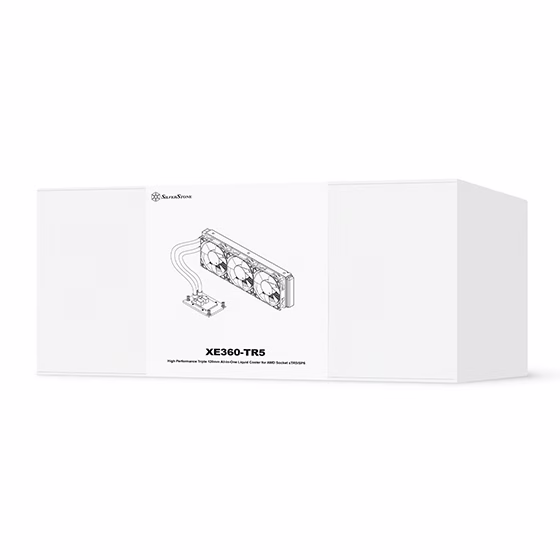 SilverStone Technology XE360-TR5 360mm All-in-One Liquid Cooler for AMD TR5 / SP6, SST-XE360-TR5-20.2 inches, Computer Liquid Cooler, AIO Coolern | XE360-TR5 (SUPPORT WRX90E TRX50 thumbnail 2