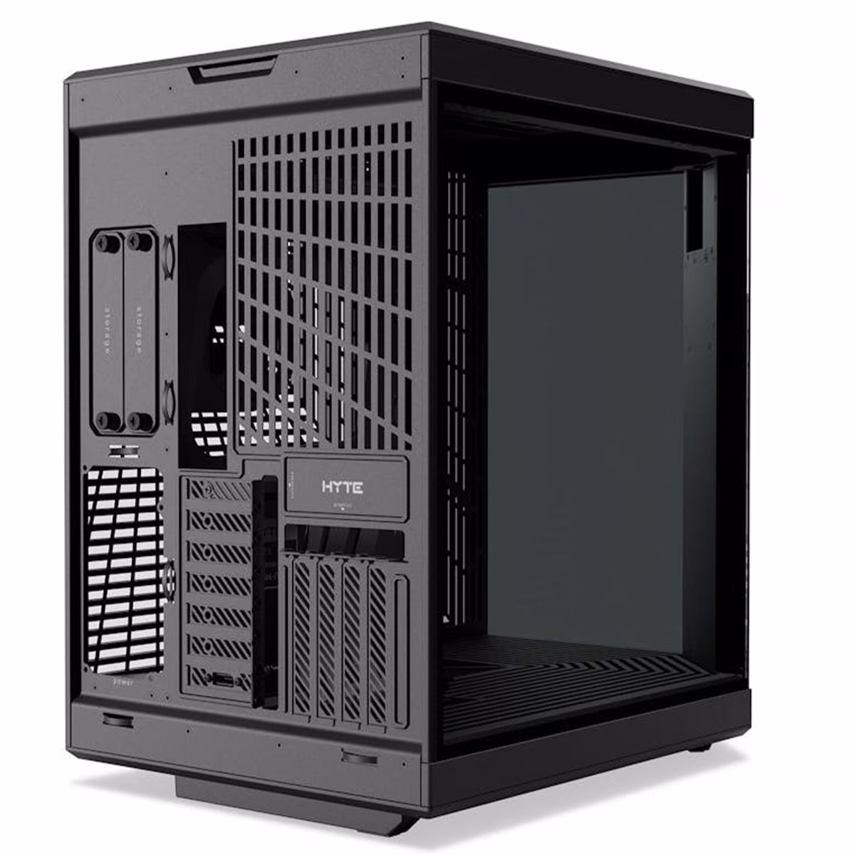 Hyte Y70 Touch Dual Chamber Mid-Tower ATX Case, ITX, mATX, ATX, EATX, PCIE 4.0 x 16 riser cable included, 1x USB-C 3.2 Gen 2, 2x USB-A 3.2 Gen 1, 1x 3.5mm Audio/Mic Combo Jack Black | CS-HYTE-Y70-B-L thumbnail 5