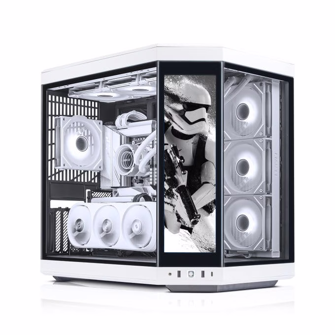 Nanotech Project 4080 Y70 Edition Gaming PC, Core i9 24 Cores, 32 Threads, RTX 4080 SUPER 16GB, 2TB NVMe SSD, 64GB RAM (2x32GB) DDR5 6000MT/s, 1300W, ARGB Liquid CPU Cooler, WiFi+BT thumbnail 6