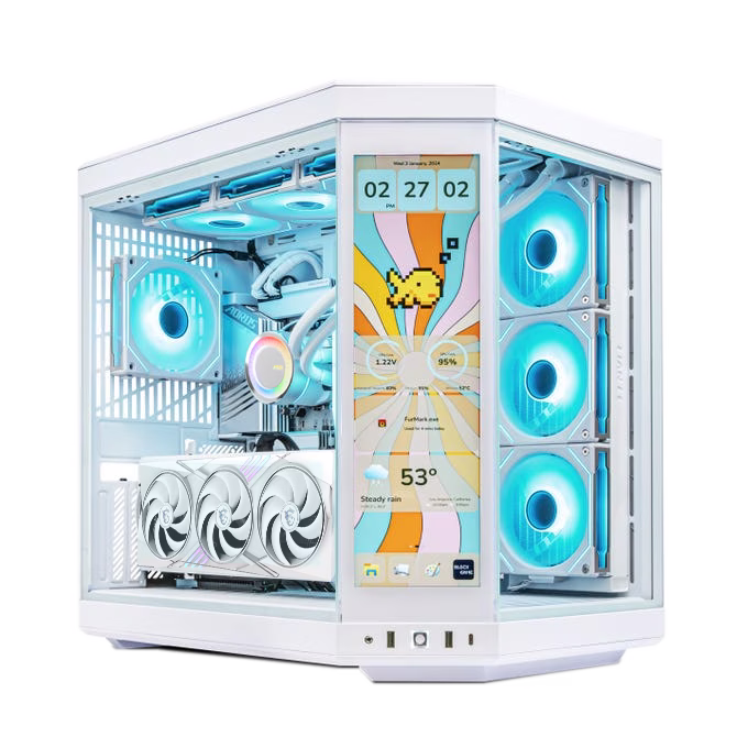 AMD 9950X3D X Y70 Gaming & Rendering PC, AMD Ryzen 9 9950X3D, White RTX 5080 OC 16GB, 64GB (2x32GB) 6000MHz, 4TB NVMe SSD, 1000W – Buy Online