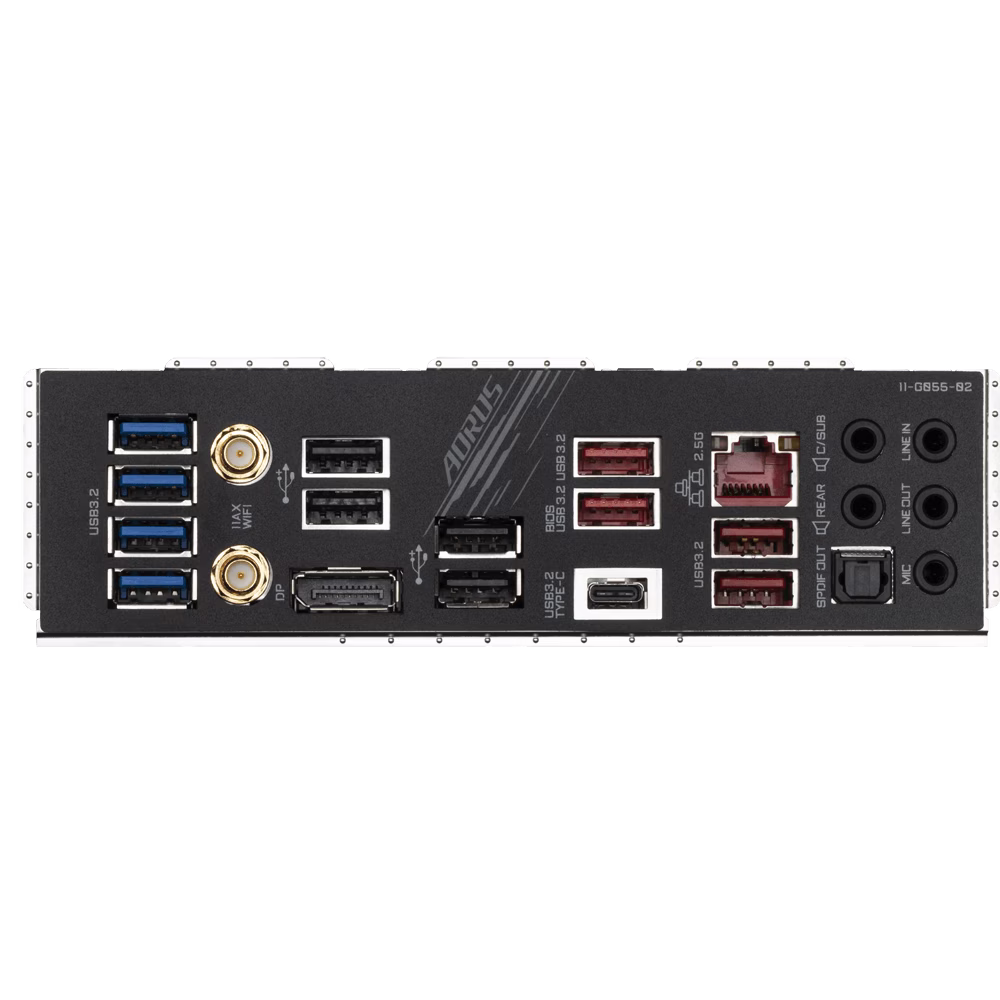  Gigabyte Z590 AORUS PRO AX Motherboard, Intel Z590, Dual Channel DDR4, 4x DIMMs, 4xM.2, Intel WiFi 6 802.11ax 2T2R & BT 5 with  AORUS Antenna, Q-FLASH Onboard Button | Z590-AORUS-PRO-AX thumbnail 5