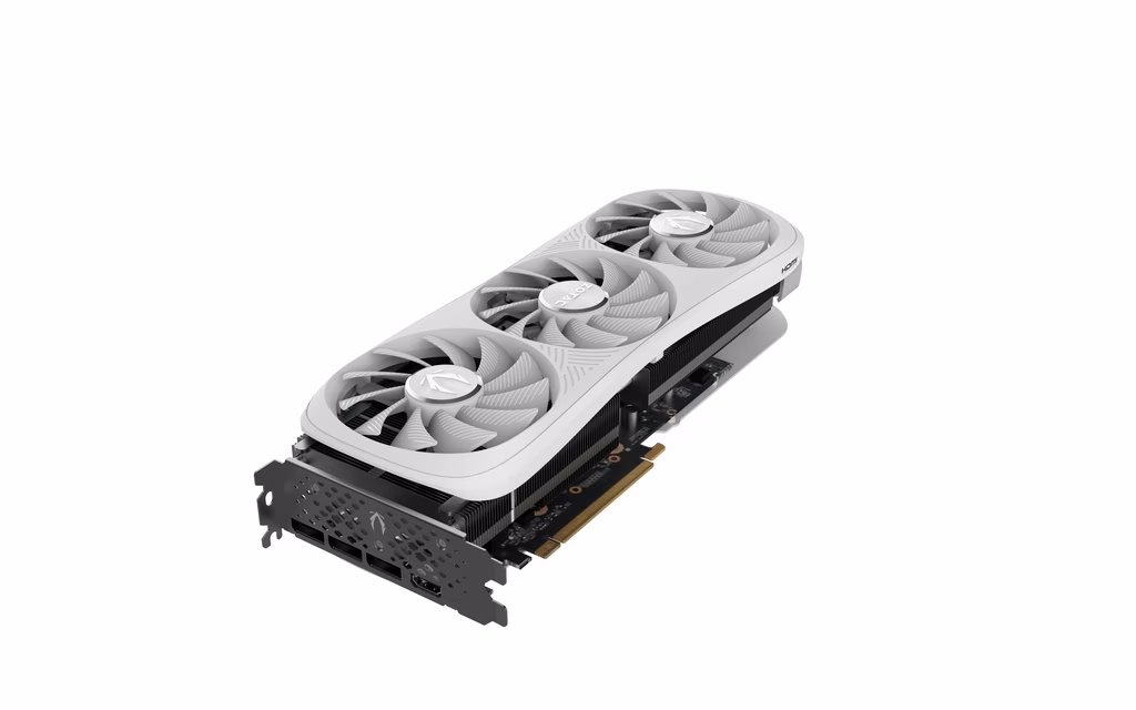 ZOTAC GAMING GeForce RTX 4080 SUPER Trinity OC Graphics Card, 16GB GDDR6X 256-bit Memory, 2565 MHz Boost Clock, 23Gbps Memory Speed, PCI E 4.0 16x, 3* DP 1.4a, 1*HDMI 2.1a, White | ZT-D40820Q-10P thumbnail 8