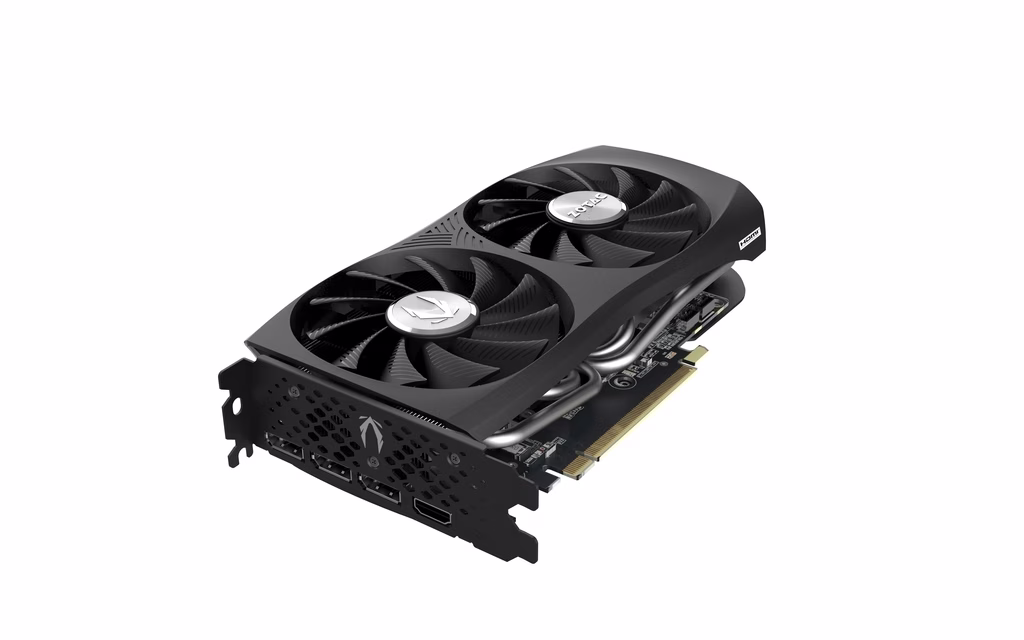 ZOTAC GAMING GeForce RTX 4070 Twin Edge Graphic card,  12GB GDDR6X, 192-bit, 3 x DisplayPort 1 x HDMI, 5888 CUDA cores  IceStorm 2.0 | ZT-D40700E-10M image
