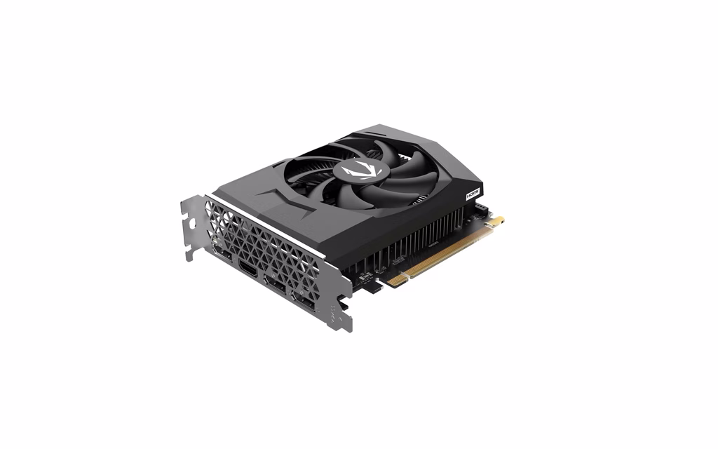 ZOTAC GAMING NVIDIA GeForce RTX 3050 6GB GDDR6 Solo Graphics card, 6GB GDDR6, 96-bit 14 Gbps, 2304 CUDA cores, Single 90mm fan + Heatsink | ZT-A30510G-10L thumbnail 7