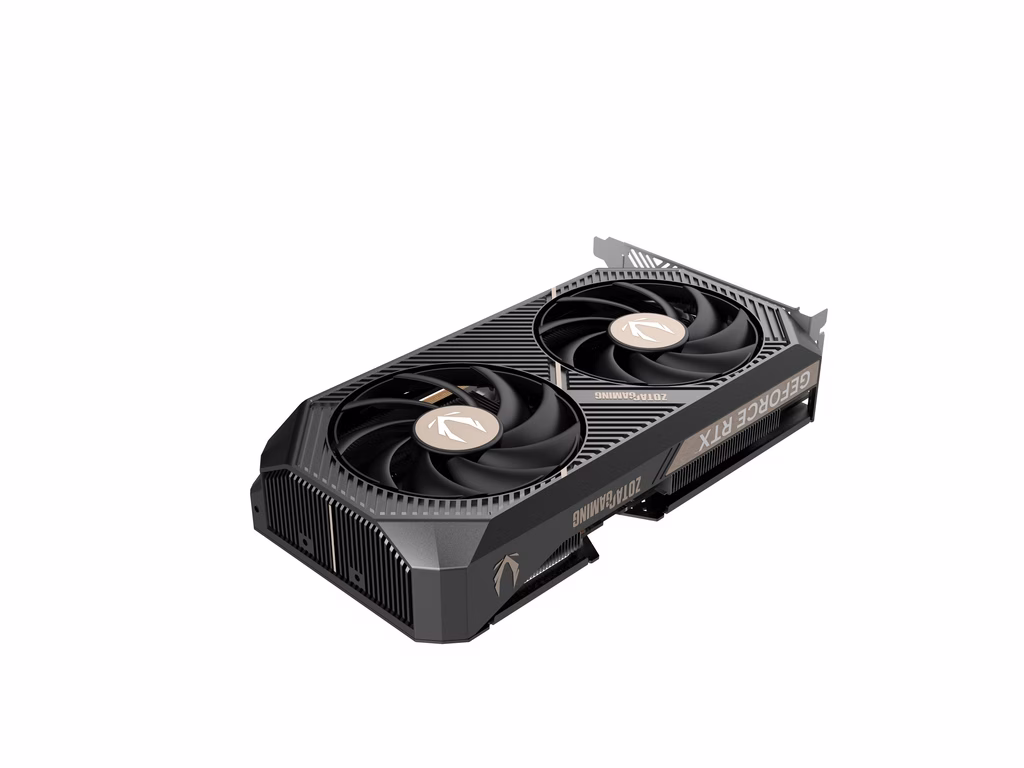 ZOTAC GAMING GeForce RTX 5060 AMP Graphic Card, 8GB GDDR7, 128-bit 28 Gbps, 2550 MHz Engine Clock, 3840 CUDA cores, NVIDIA Blackwell architecture and DLSS 4 | ZT-B50600F-10M thumbnail 2