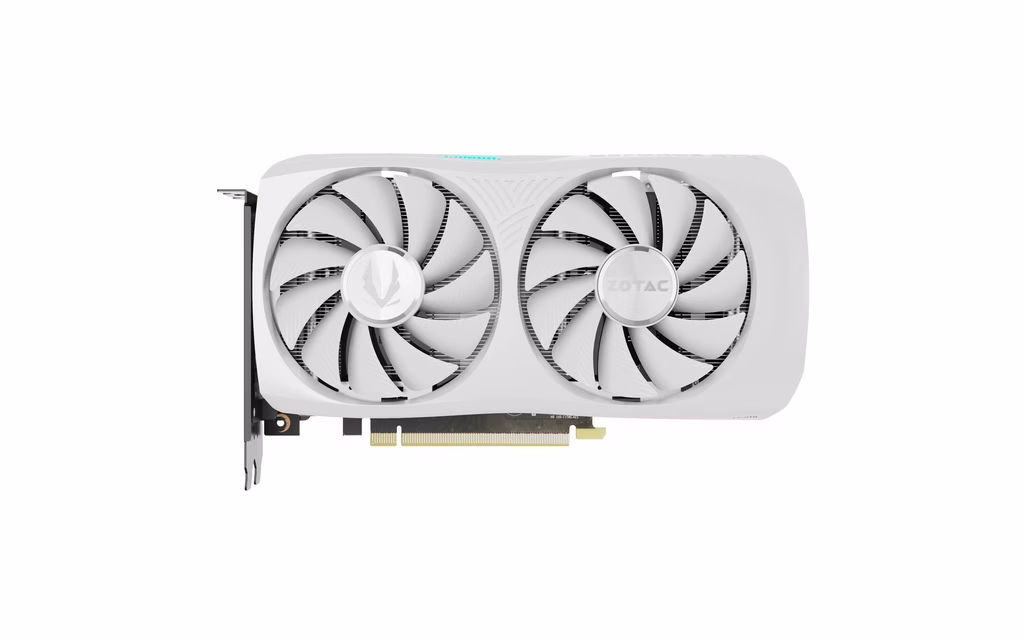  ZOTAC GAMING GeForce RTX 4060 Ti 8GB Twin Edge OC White Edition Graphics Card, 8GB GDDR6 128-bit Memory, 2565MHz Engine Clock , 4352 CUDA cores, 3 x DisplayPort 1.4a (up to 7680x4320@60Hz) 1 x HDMI?? Connector | ZT-D40610Q-10M thumbnail 3