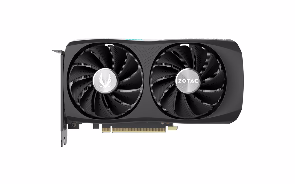 ZOTAC GAMING GeForce RTX 4070 Twin Edge OC Graphics Card, 12GB GDDR6X 192-bit Memory, 2490 MHz Boost Clock, 5888 CUDA Cores, 21 Gbps Memory Clock, PCI Express 4.0, 3 x DP / 1x HDMI | ZT-D40700Q-10M image