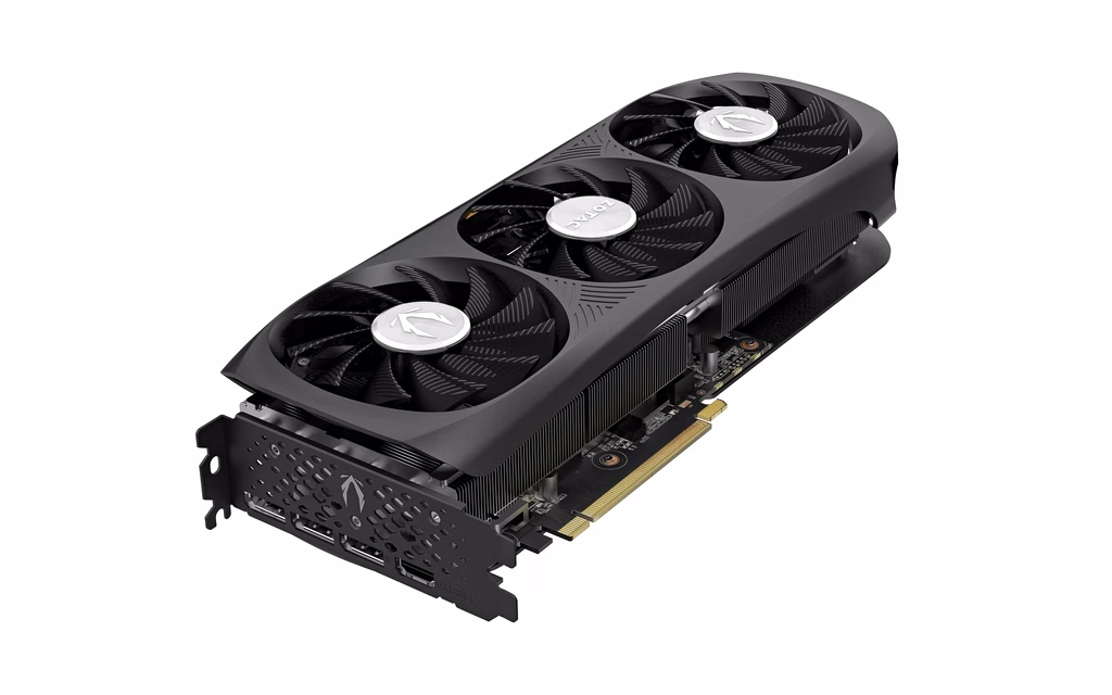 ZOTAC GAMING RTX 4070TI AIRO AMP EXTREME 12GB GDDR6X 192BIT  3 FAN  NVIDIA GRAPHIC CARD,9288-1N698-101Z8,810012083423, thumbnail 3