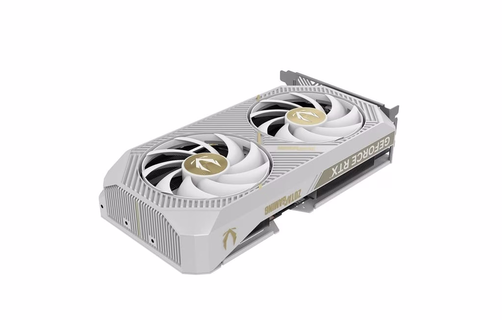 ZOTAC NVIDIA GAMING GeForce RTX 5060 Ti 16GB Twin Edge OC White Edition Graphics Card, 16GB GDDR7, 128-bit 28 Gbps, 4608 CUDA cores, SFF-Ready, Blackwell Architecture, DLSS4 | ZT-B50620Q-10M thumbnail 4