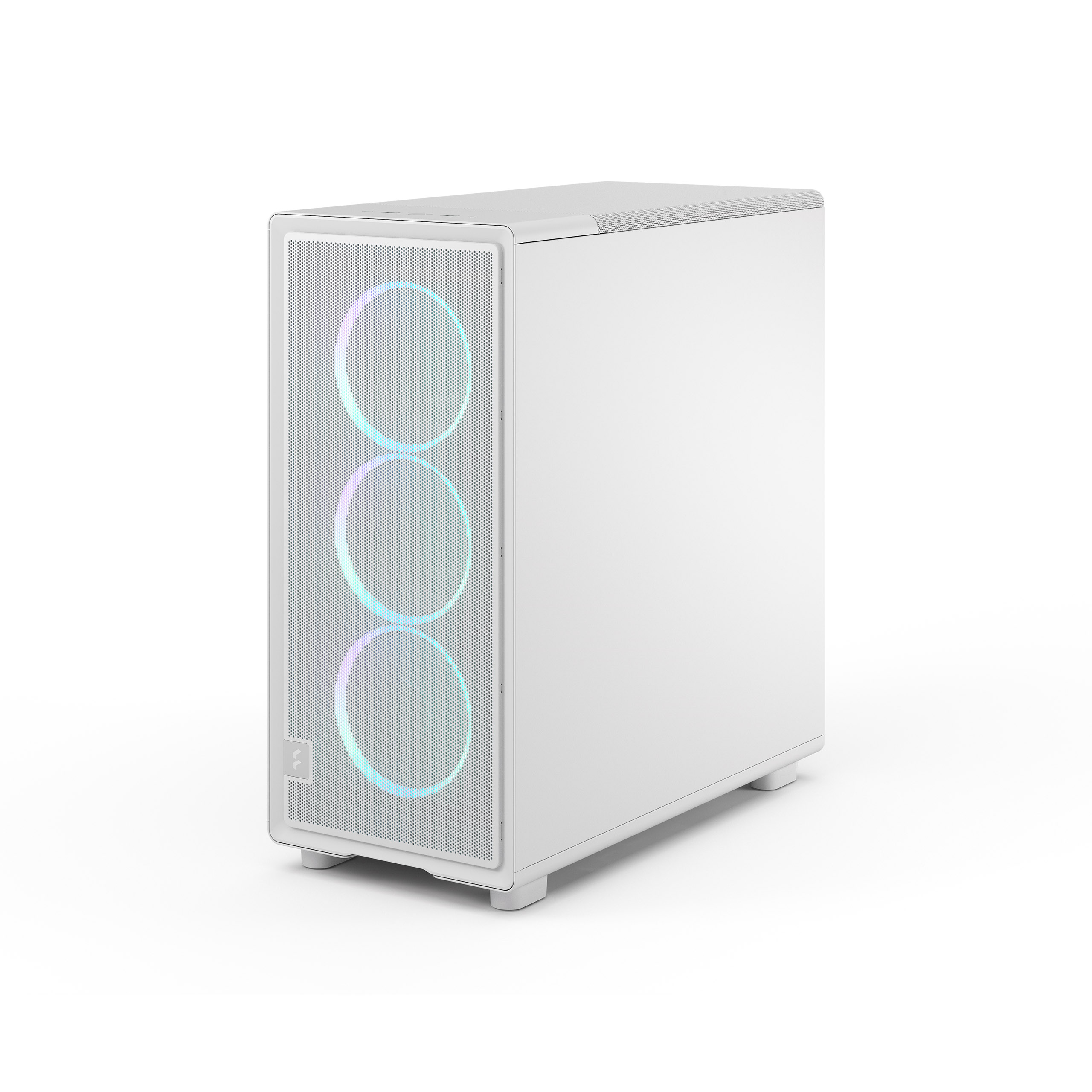 Fractal Design Epoch White TG RGB Clear Tint ATX Mid-Tower Case, High-Airflow Mesh, 3x Momentum 12 RGB Fans, USB-C 20Gbps, White | FD-C-EPO1A-05 thumbnail 4