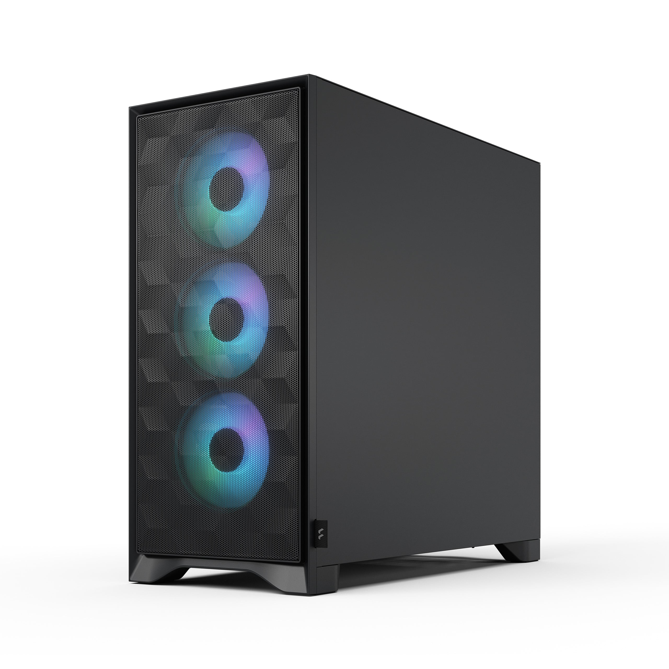Fractal Design Pop 2 Air Black TG RGB ATX Mid-Tower Case, High-Airflow Mesh, 3x Aspect 12 RGB Fans, Tempered Glass Side Panel, Black | FD-C-POA2A-03 thumbnail 4