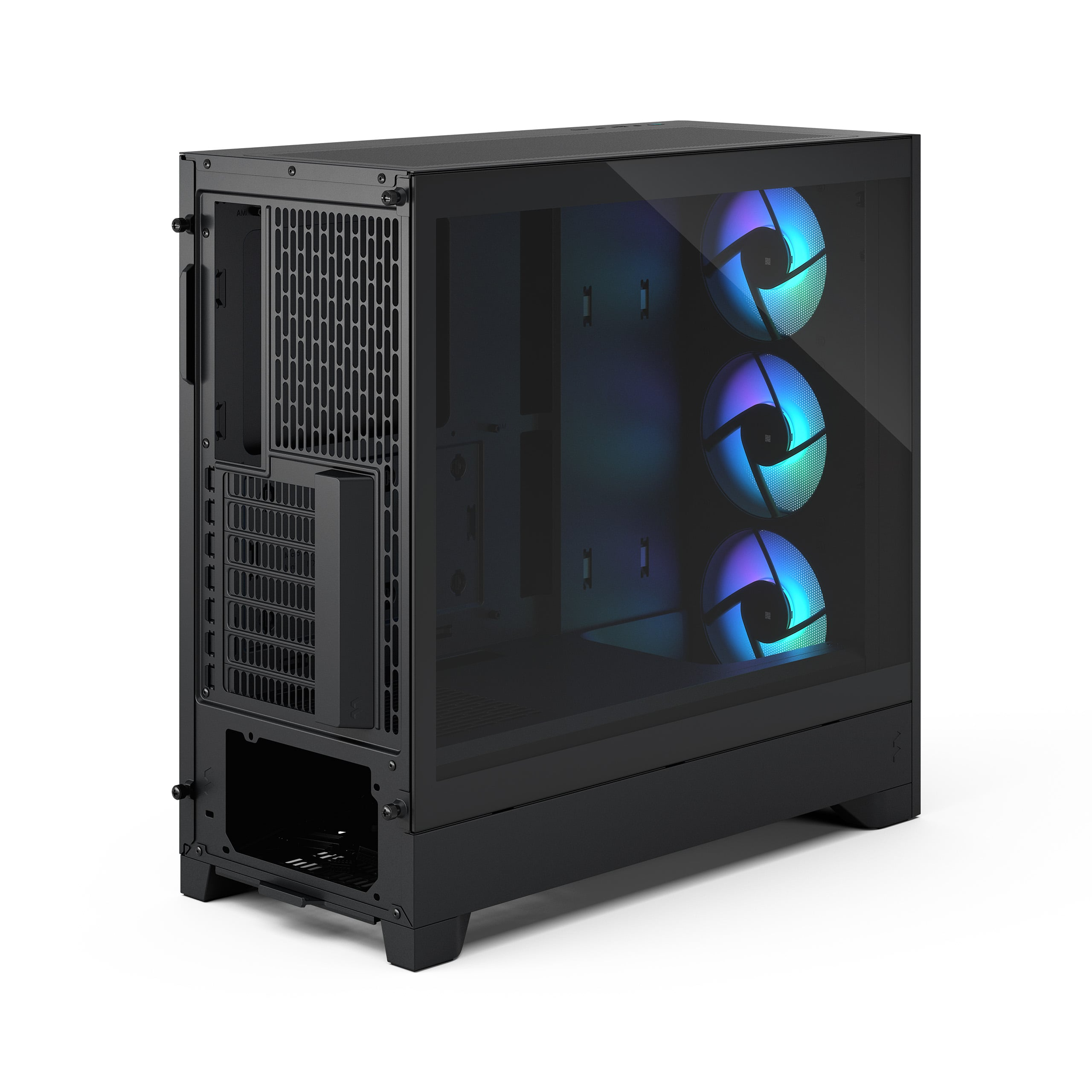 Fractal Design Pop 2 Air Black TG RGB ATX Mid-Tower Case, High-Airflow Mesh, 3x Aspect 12 RGB Fans, Tempered Glass Side Panel, Black | FD-C-POA2A-03 thumbnail 6