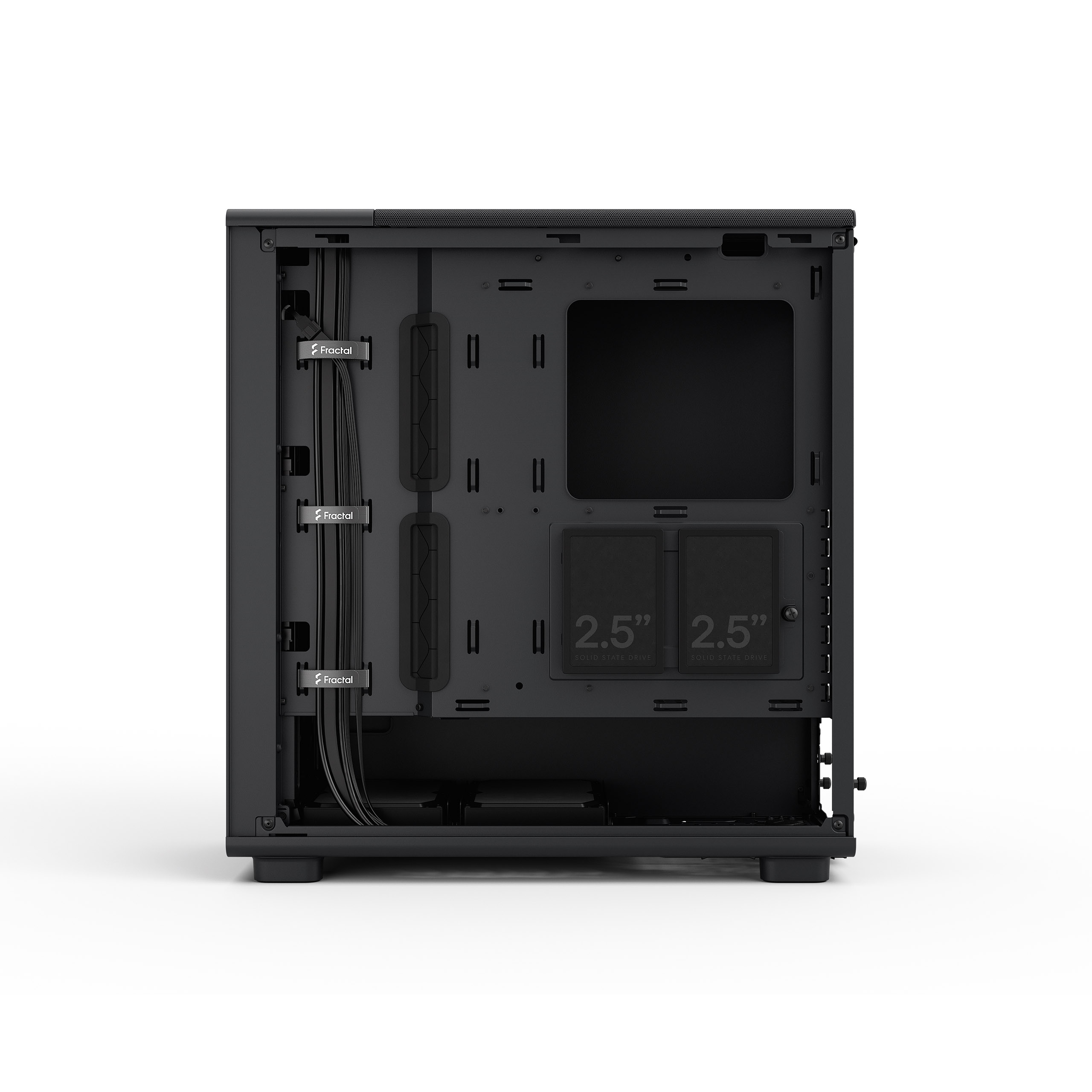 Fractal Design Epoch Black Solid, Mid-Tower ATX Case, High-Airflow Mesh Front, 3x Momentum 12 PWM Fans, Noise-Insulated Design | FD-C-EPO1A-01 thumbnail 6