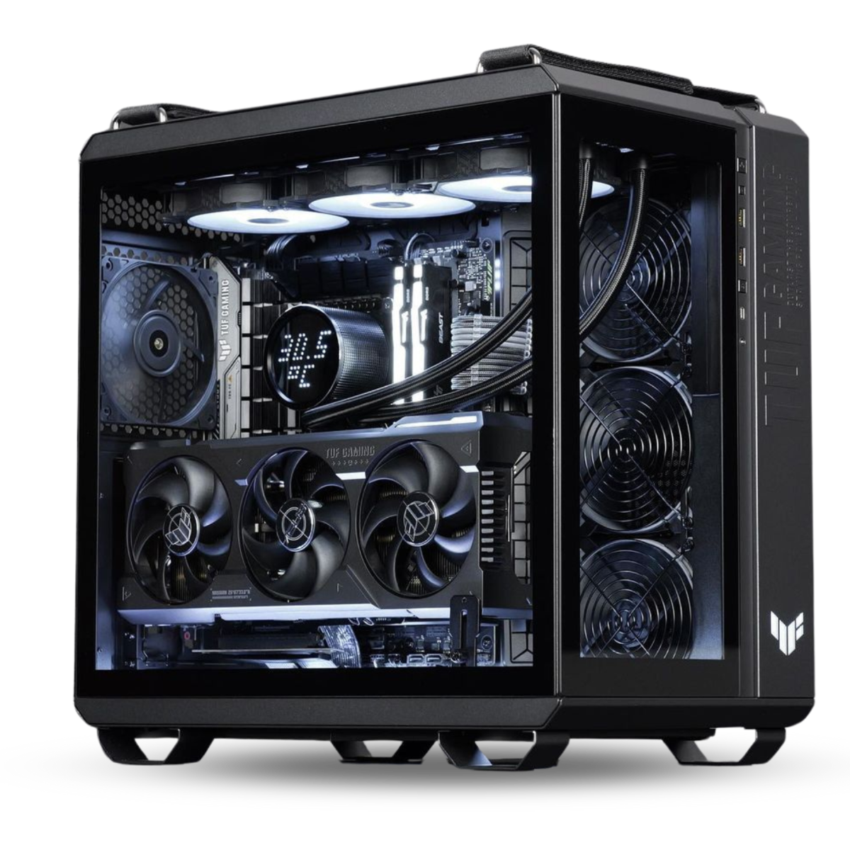 ASUS TUF Gaming PC (Ryzen 7 7800X3D, 32GB RAM, RX 7900 XT 20GB GPU, 2TB NVMe SSD) – Buy Online