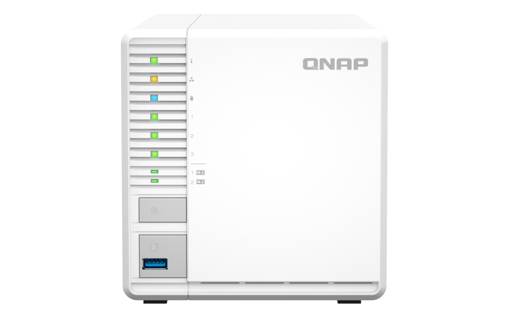 QNAP QNAP TS-364 - 4GB 3BAY NAS STORAGE 1 2*M.2,HDMI,RJ45, |EAN 4711103080368, |UPC885022022717 - thumbnail 3
