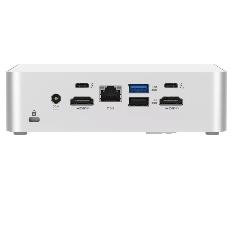 Asus ASUS NUC 15 Pro+ (Barebone) Mini PC, Intel Core Ultra 9 285H Processor, Intel Arc GPU, support DDR5-5600 SO-DIMM x 2, DOS, Silver, (No RAM & SSD) | RNUC15CRSU900003 - thumbnail 2