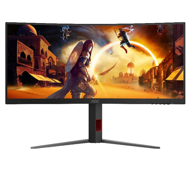 AOC CU34G4H 34-inch Curved Ultrawide Gaming Monitor, 200Hz 2K, 3440×1440 WQHD, 0.3ms MPRT, Fast VA, HDR Ready, 1500R Curvature | CU34G4H thumbnail 4