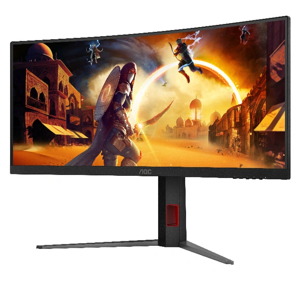 AOC CU34G4H 34-inch Curved Ultrawide Gaming Monitor, 200Hz 2K, 3440×1440 WQHD, 0.3ms MPRT, Fast VA, HDR Ready, 1500R Curvature | CU34G4H thumbnail 3
