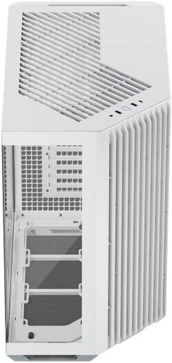APNX V1-WT-V1 Glass Edition White Gaming Case, 360mm Radiator Support, 10 Fan Slots, SGCC Steel Body, Dual Chamber Panoramic Design, White | V1-WT-V1 thumbnail 3