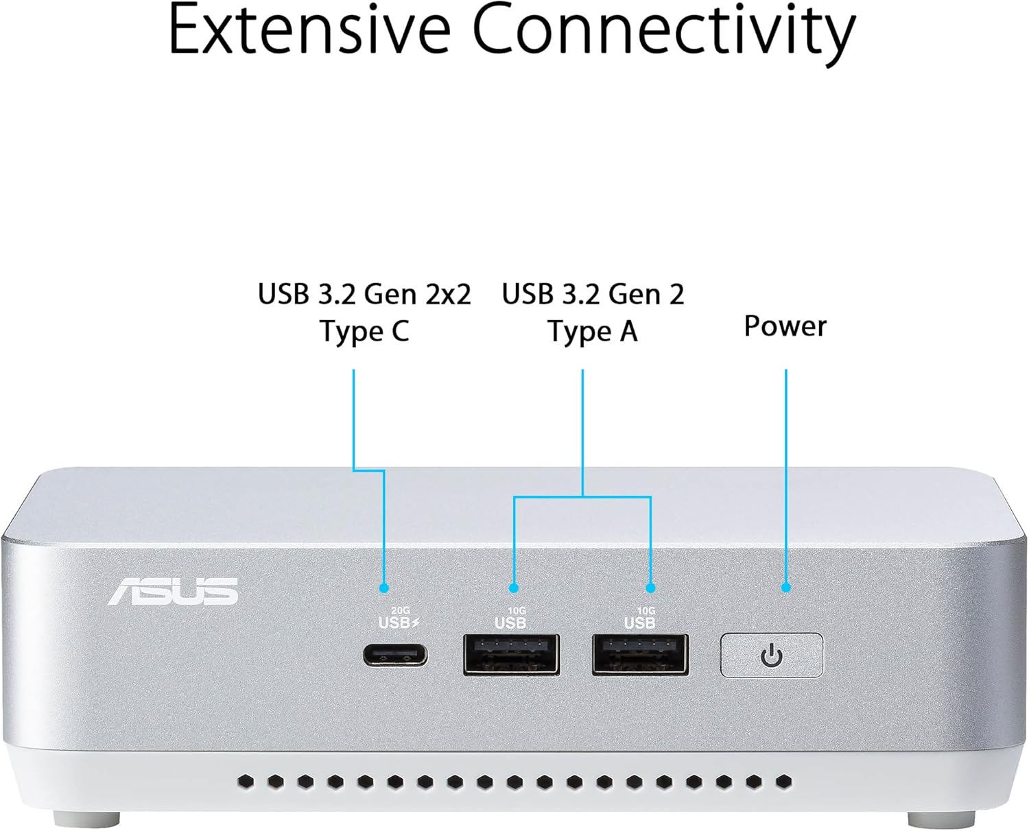 Asus ASUS NUC 14 Pro+ Mini PC, Intel Core Ultra 9 185H, Intel Arc GPU, 32GB DDR5 5600MHz,  4TB NVMe M.2 SSD,  Microsoft Windows 11 Professional | 90AR0051-M000J - thumbnail 2