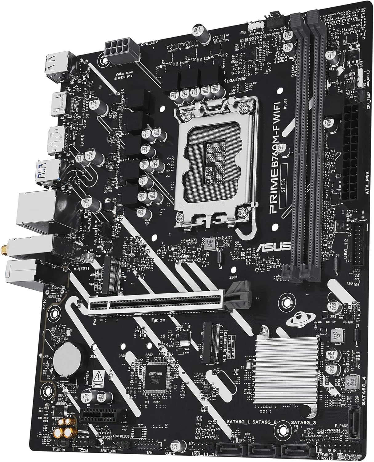 ASUS Prime B760M-F WIFI DDR5 Micro-ATX Motherboard | PCIe 5.0