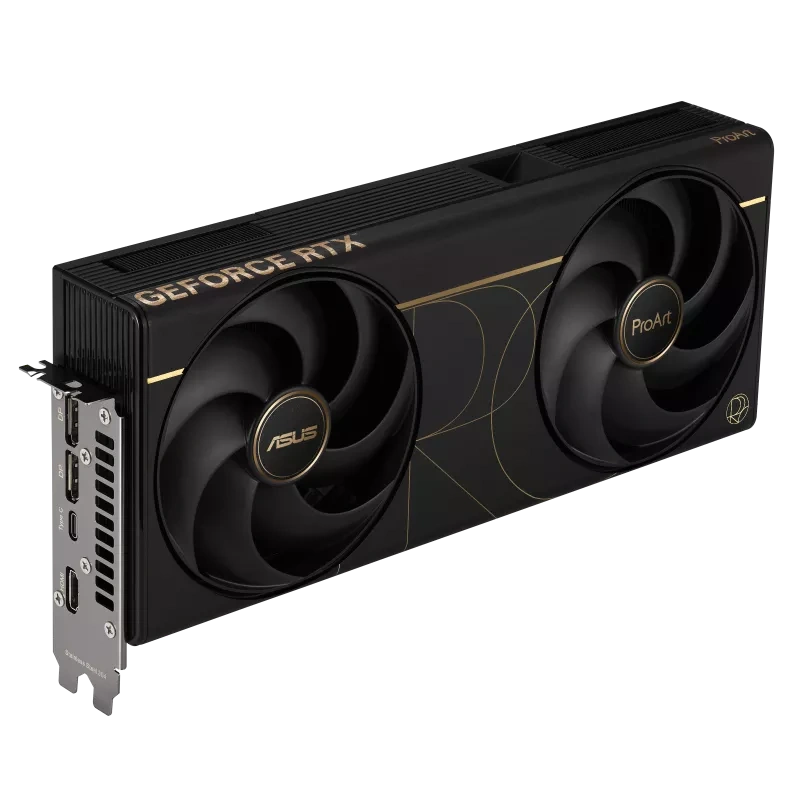 Asus ASUS ProArt GeForce RTX 5090 32GB GDDR7 OC Edition Graphics Card, Dual 115mm Fans, 2.5-Slot SFF-Ready, Liquid Metal Cooling, USB Type-C | 90YV0P00-M0NA00 - thumbnail 7