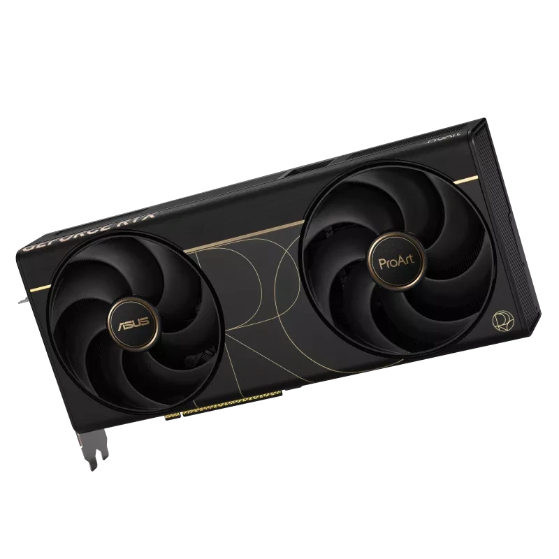 Asus ASUS ProArt GeForce RTX 5090 32GB GDDR7 OC Edition Graphics Card, Dual 115mm Fans, 2.5-Slot SFF-Ready, Liquid Metal Cooling, USB Type-C | 90YV0P00-M0NA00 - thumbnail 6