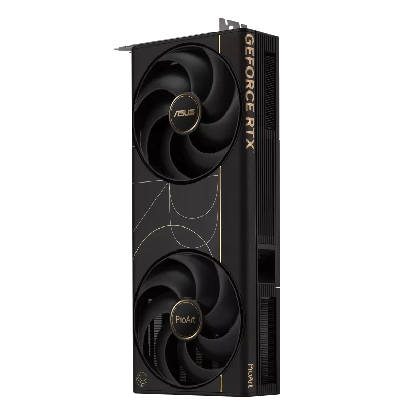 Asus ASUS ProArt GeForce RTX 5090 32GB GDDR7 OC Edition Graphics Card, Dual 115mm Fans, 2.5-Slot SFF-Ready, Liquid Metal Cooling, USB Type-C | 90YV0P00-M0NA00 - thumbnail 9