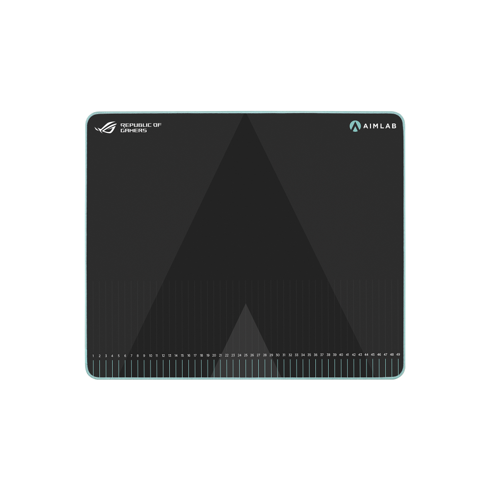 Asus ASUS ROG Hone Ace Aim Lab Edition Large Gaming Mouse Pad, 508x420x3mm, Hybrid Cloth Surface, Water & Oil Repellent Nano-Coating, Measurement Marks | 90MP0380-BPUA00 - thumbnail 3