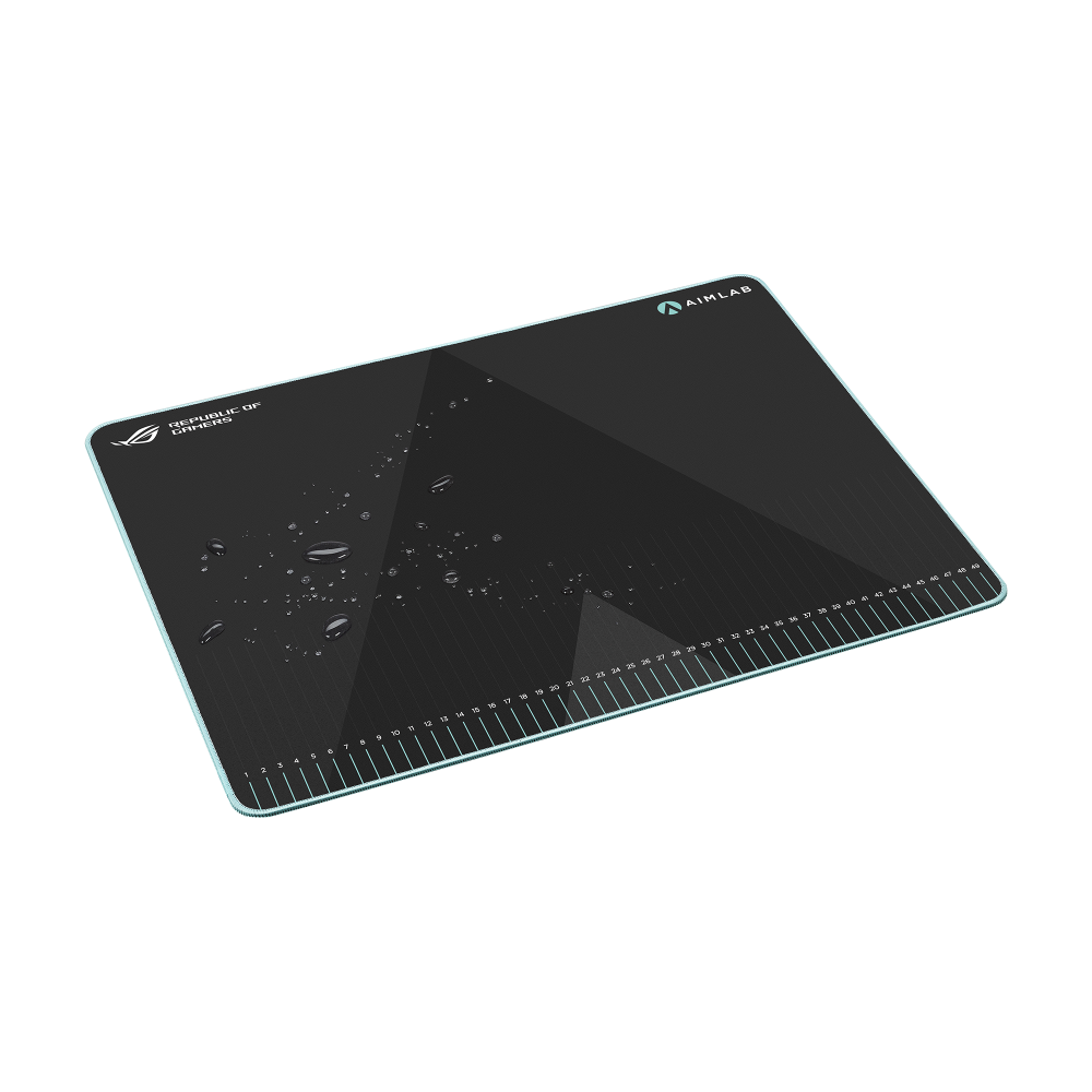 Asus ASUS ROG Hone Ace Aim Lab Edition Large Gaming Mouse Pad, 508x420x3mm, Hybrid Cloth Surface, Water & Oil Repellent Nano-Coating, Measurement Marks | 90MP0380-BPUA00 - thumbnail 7