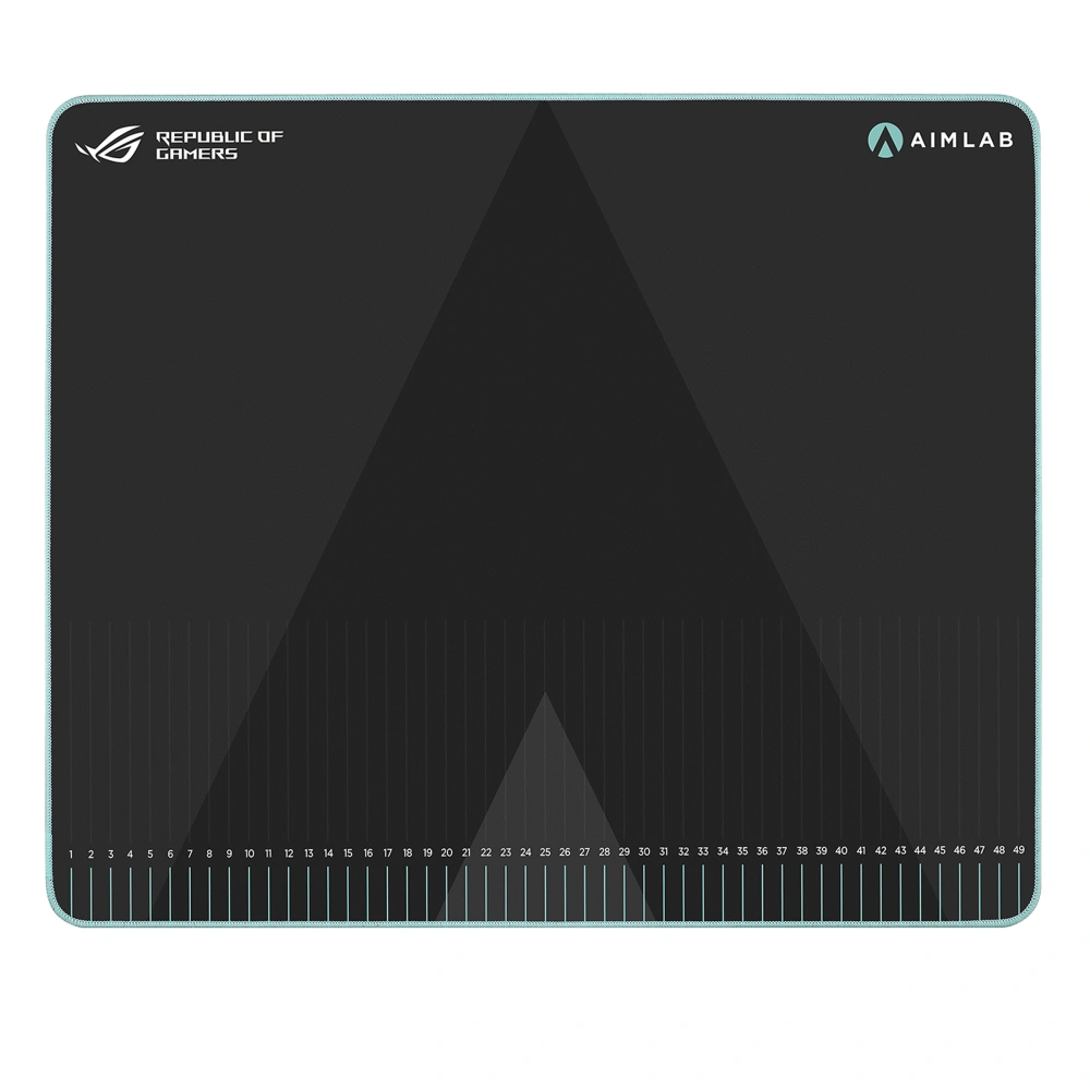 ASUS ROG Hone Ace Aim Lab Edition Large Gaming Mouse Pad, 508x420x3mm, Hybrid Cloth Surface, Water & Oil Repellent Nano-Coating, Measurement Marks | 90MP0380-BPUA00 – Buy Online
