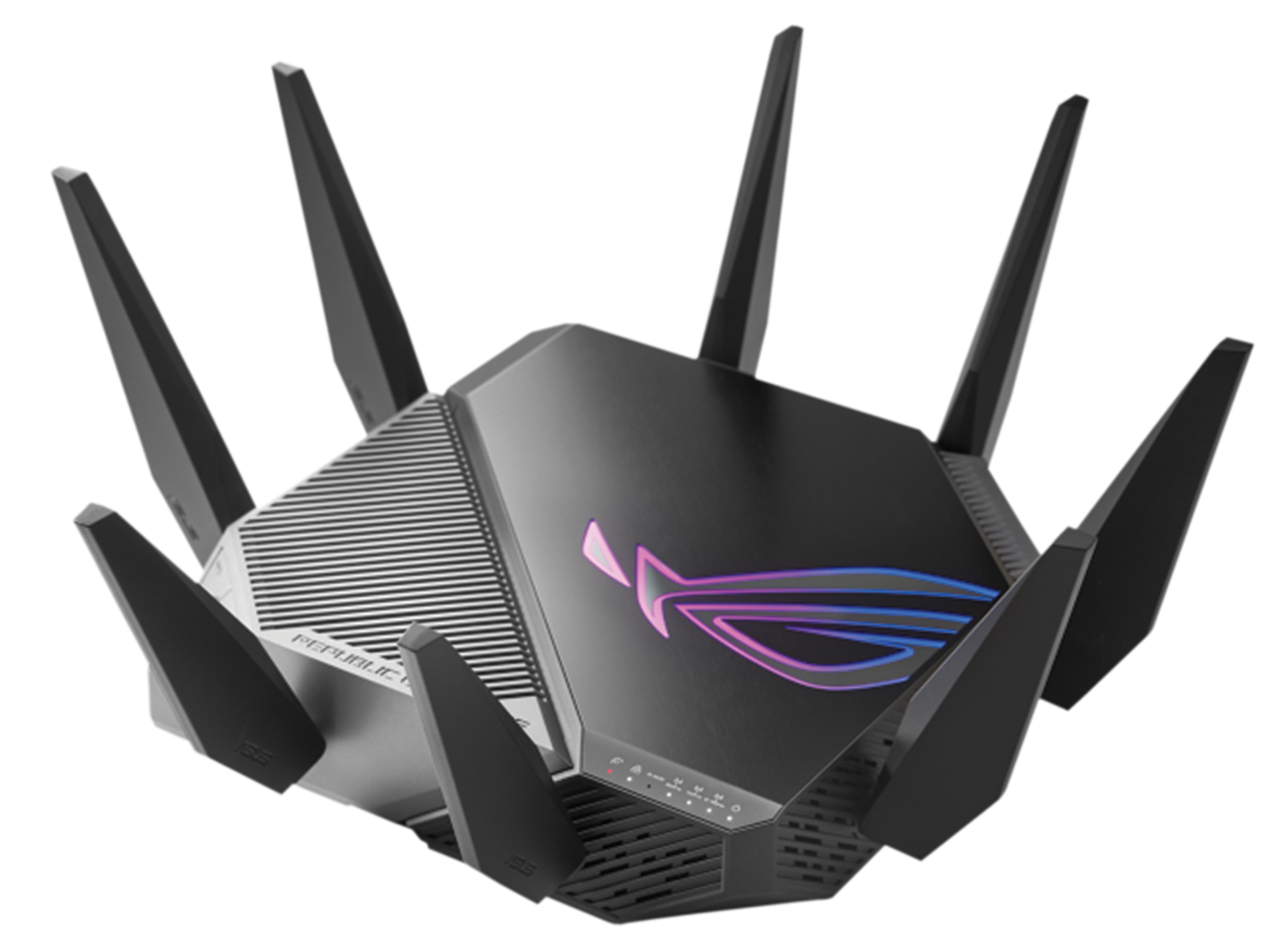 ASUS ROG Rapture GT-AXE11000 Tri-Band WiFi 6E Gaming Router, 11000Mbps, 2.5G Port, 6GHz Band, Aura RGB | 90IG06E0-MO1R00 – Buy Online