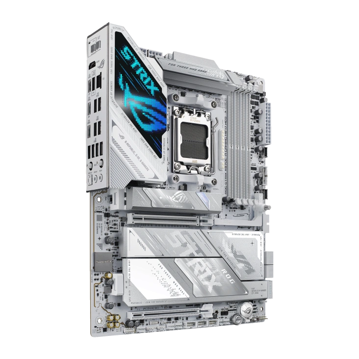 ASUS ROG STRIX X870E-A GAMING WIFI Motherboard, NEO AMD AM5, DDR5, WiFi 7, 5Gb LAN, PCIe 5.0, AI Overclocking | 90MB1P30-M0EAY0 thumbnail 3