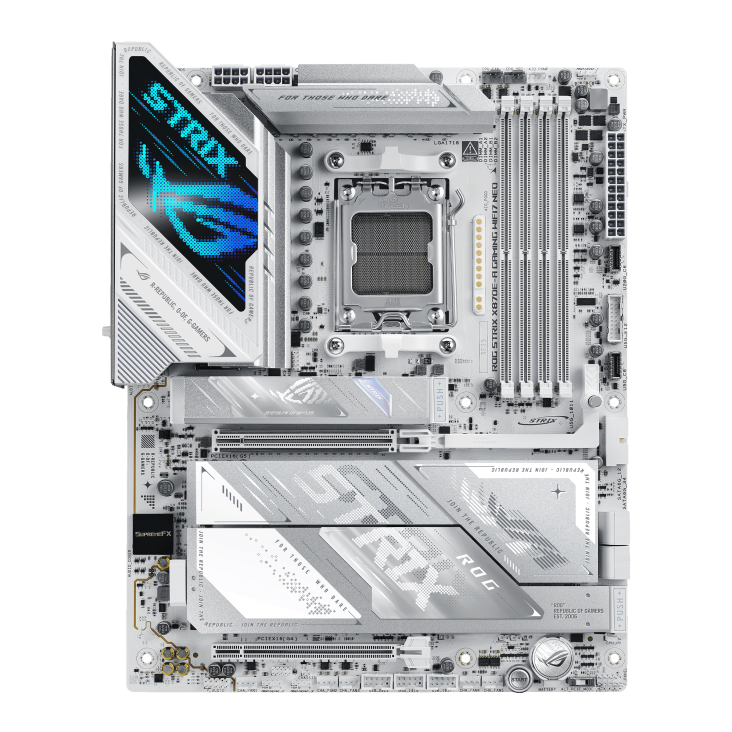 ASUS ROG STRIX X870E-A GAMING WIFI Motherboard, NEO AMD AM5, DDR5, WiFi 7, 5Gb LAN, PCIe 5.0, AI Overclocking | 90MB1P30-M0EAY0 thumbnail 2