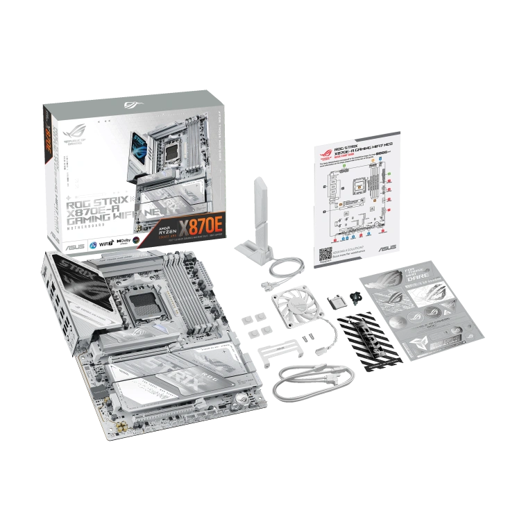 ASUS ROG STRIX X870E-A GAMING WIFI Motherboard, NEO AMD AM5, DDR5, WiFi 7, 5Gb LAN, PCIe 5.0, AI Overclocking | 90MB1P30-M0EAY0 thumbnail 8