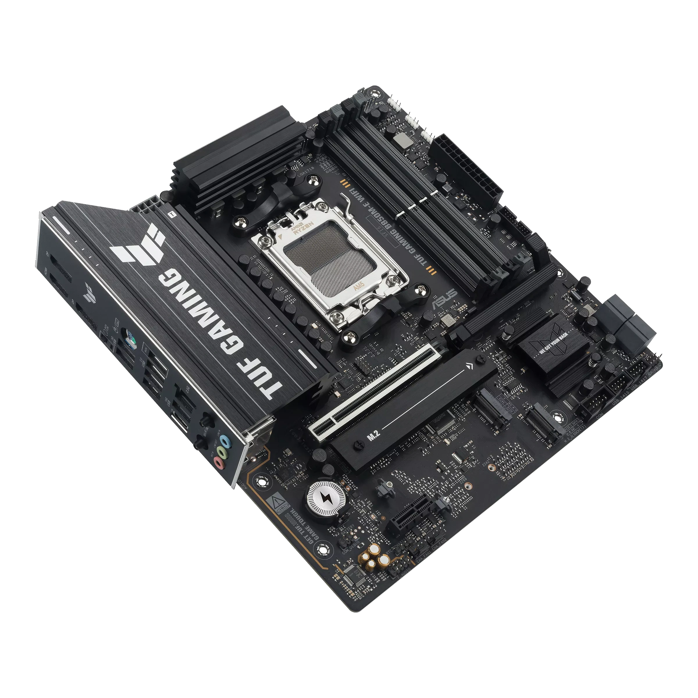 ASUS TUF Gaming B850M-E WIFI Motherboard, AM5 Socket, DDR5, PCIe 5.0, WiFi 6E, 2.5Gb LAN, mATX, Supports Ryzen 9000 Series | 90MB1LS0-M0EAY0 thumbnail 5