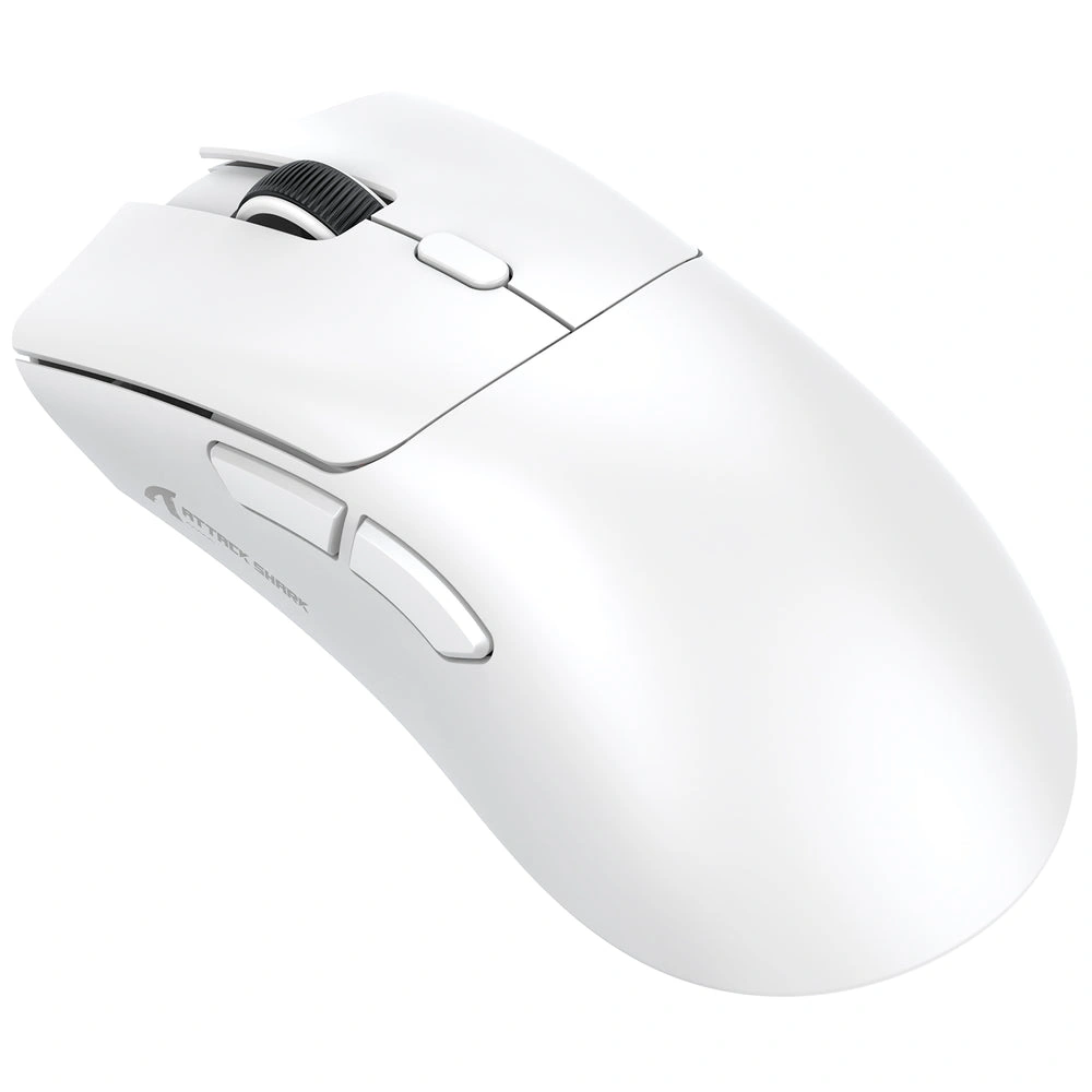 ATTACK SHARK R1 Wireless Gaming Mouse, 59g SUPERLIGHT Mouse, PixArt PAW3311 Gaming Sensor, Bluetooth/2.4G Wireless/Wired, White | R1 – Buy Online