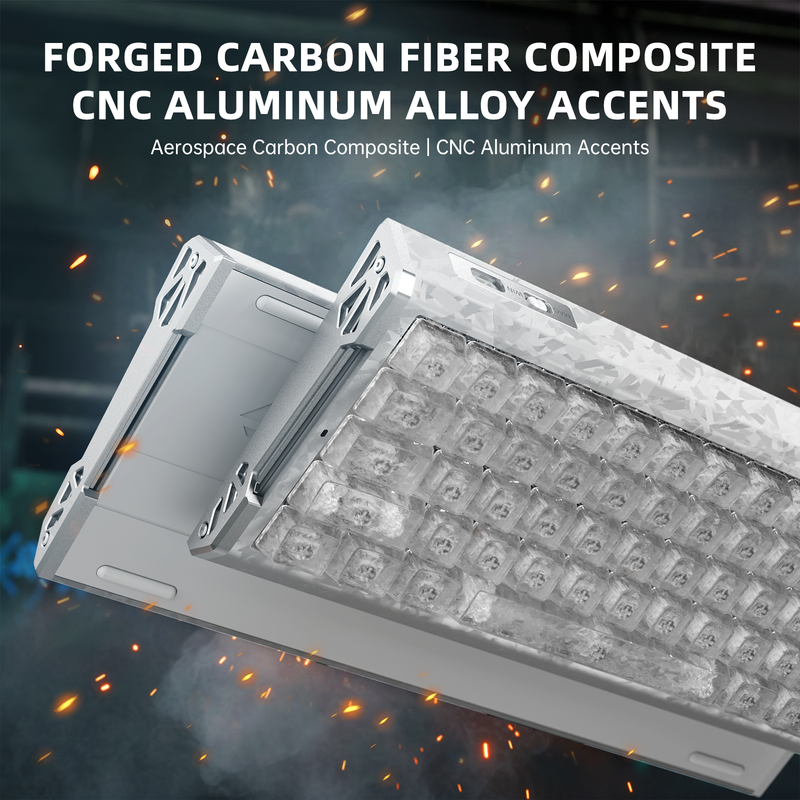 ATTACK SHARK R68 HE Forged Carbon Fiber Magnetic Keyboard