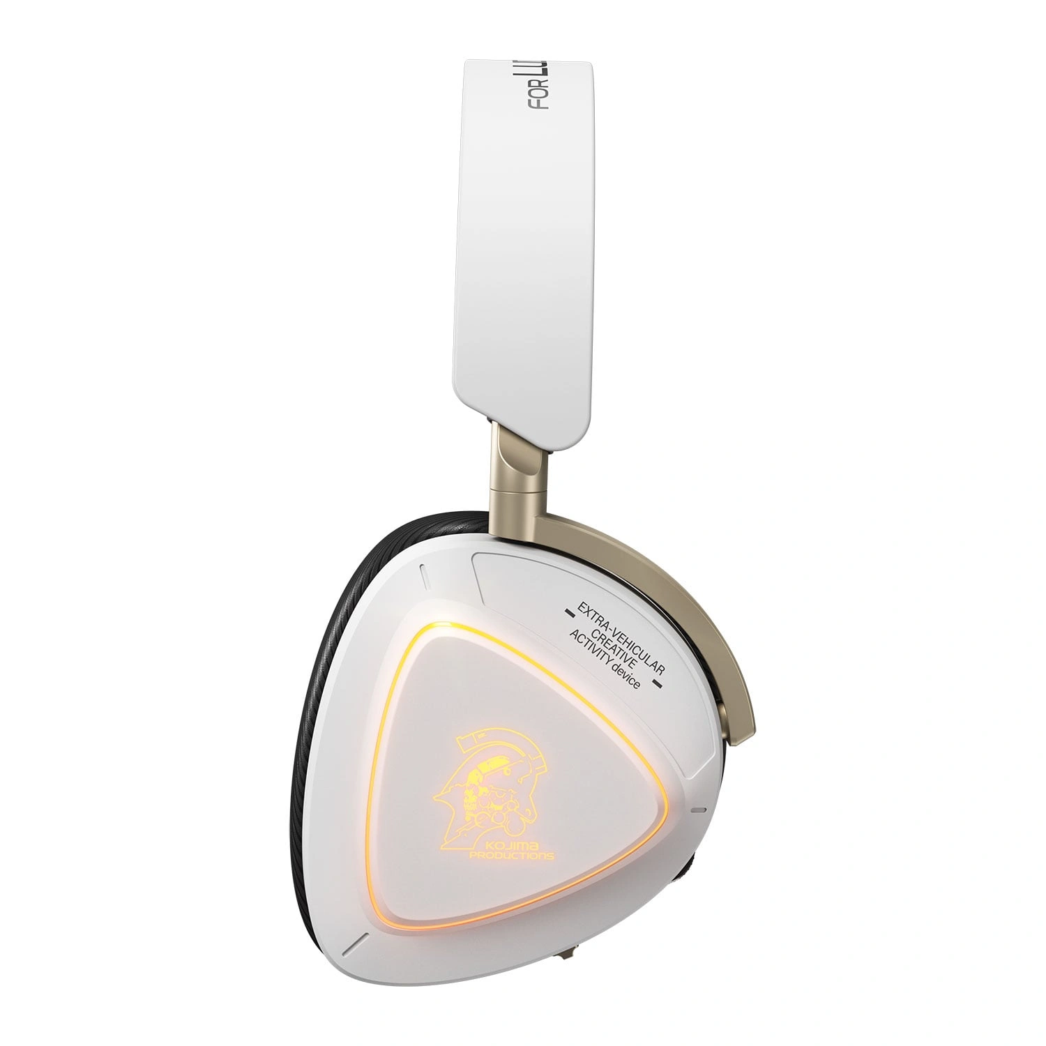 ASUS ROG A703 Delta II Kojima Productions Edition Tri-Mode Wireless Gaming Headset, White | 90YH04C0-BHUA10 thumbnail 2