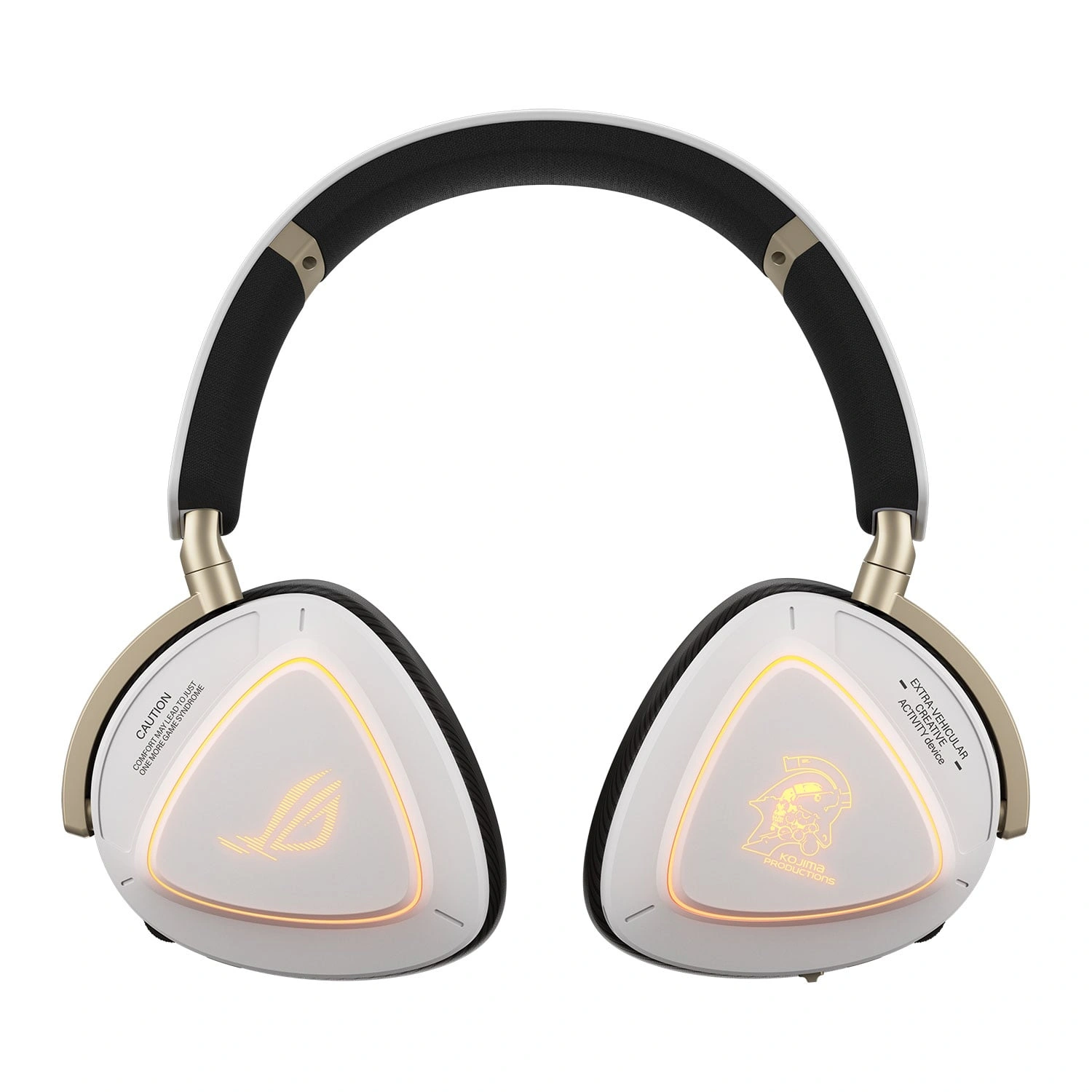 ASUS ROG A703 Delta II Kojima Productions Edition Tri-Mode Wireless Gaming Headset, White | 90YH04C0-BHUA10 thumbnail 3