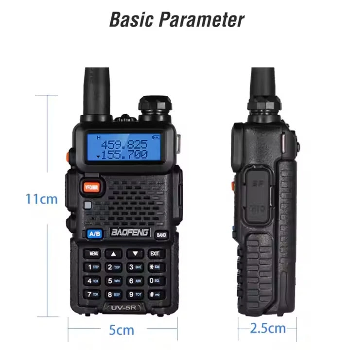 Baofeng UV-5R 8W High Power Walkie Talkie, Dual Band UHF/VHF Ham Radio, 128 Channels, VOX, Flashlight, Long Range | UV-5R 8W thumbnail 4