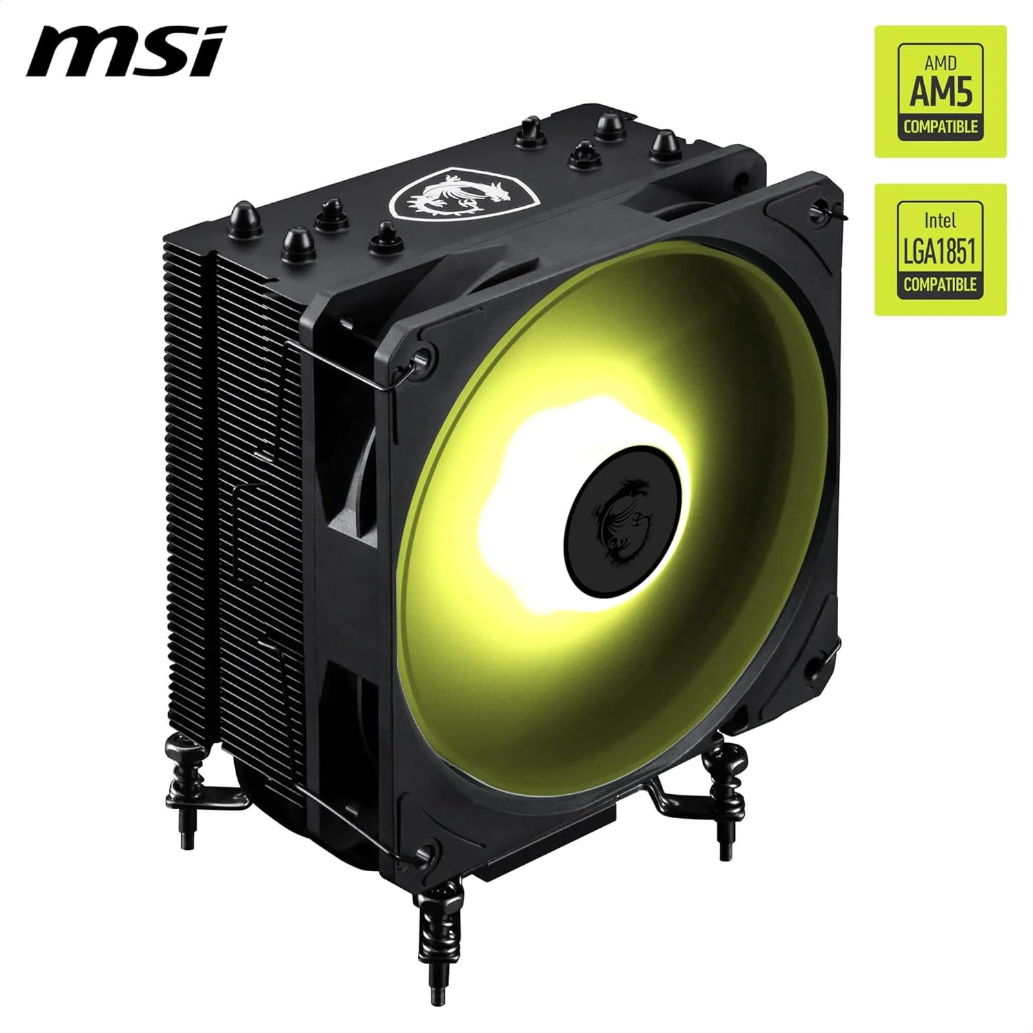 MSI MAG COREFROZR AA13 Air CPU Cooler, Direct Contact Heat Pipes, Intel LGA 1851 & AMD AM5 Support, Rifle Bearing Technology | 306-7ZWHA11-L80 – Buy Online